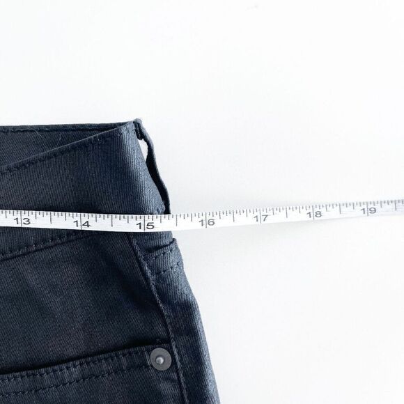 Banana Republic Womens High Rise Slim Coated Jeans Black Size 29 - Picture 6 of 9